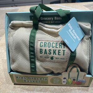 Kids Grocery Basket, 5 Plush Characters‎ Included 3 + 695